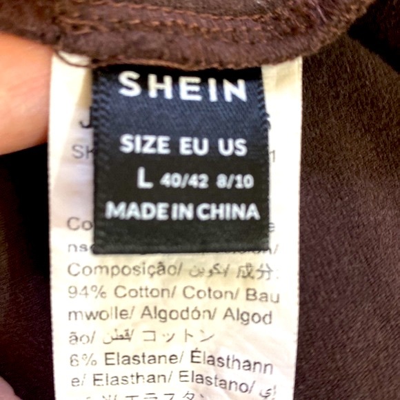 Soft and stretchy brown pants with V shaped waistband - Picture 4 of 5